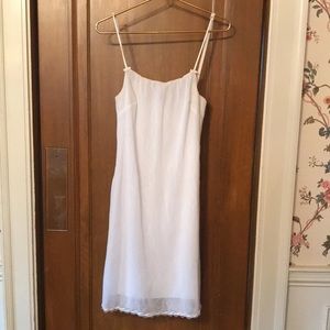 XS United Colors of Benetton white slip dress